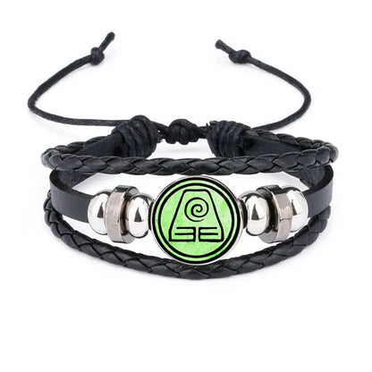 Pulseira Avatar: O Último Mestre do Ar - Joia dos Reinos do Ar, Água, Terra e Fogo!
