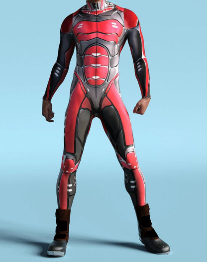Traje Steampunk Robô Tecnologia Outfit 2023
