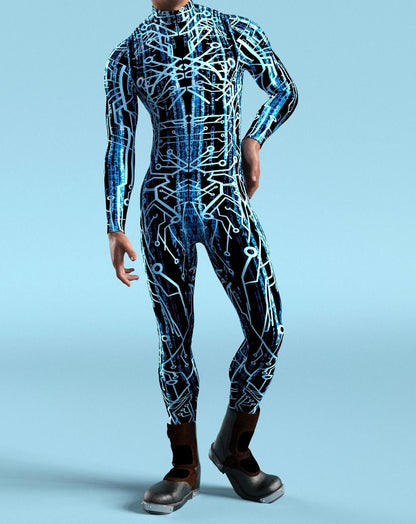 Traje Steampunk Robô Tecnologia Outfit 2023