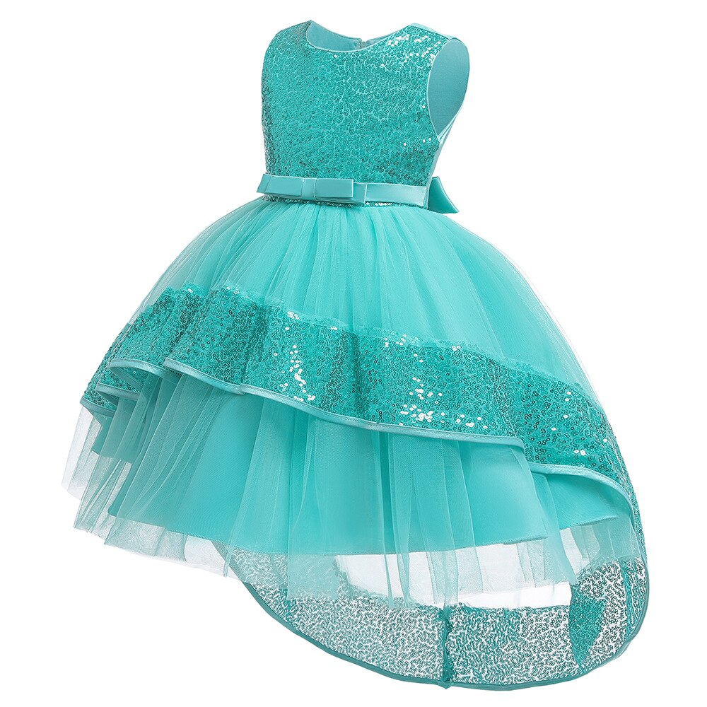 Vestido de Baile em Camadas babados