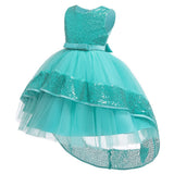 Vestido de Baile em Camadas babados
