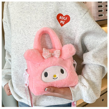 Bolsa Pelúcia Crossbody de Ombro Anime