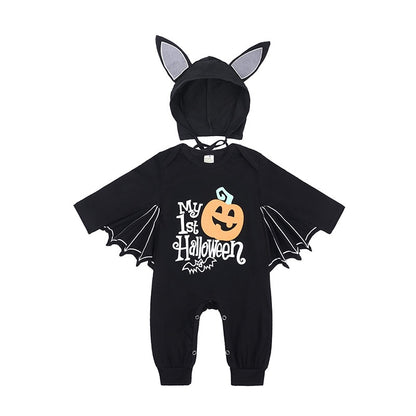 Traje de Halloween Morcego Macacão Infantil