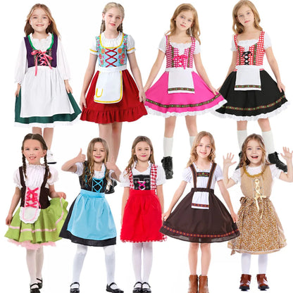 "Traje Infantil Oktoberfest para Meninas: Encante a Festa com Estilo e Diversão"