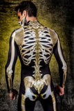 Disfraz Cosplay Zentai Esqueleto Impresión 3D