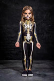 Disfraz Cosplay Zentai Esqueleto Impresión 3D