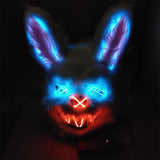 Máscara de Conejo LED Brillante