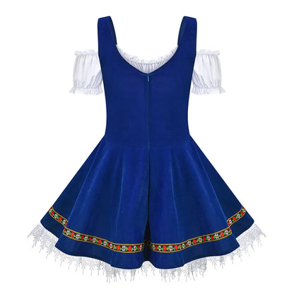 Traje Oktoberfest Alemão Tradicional Alpen Fraulein