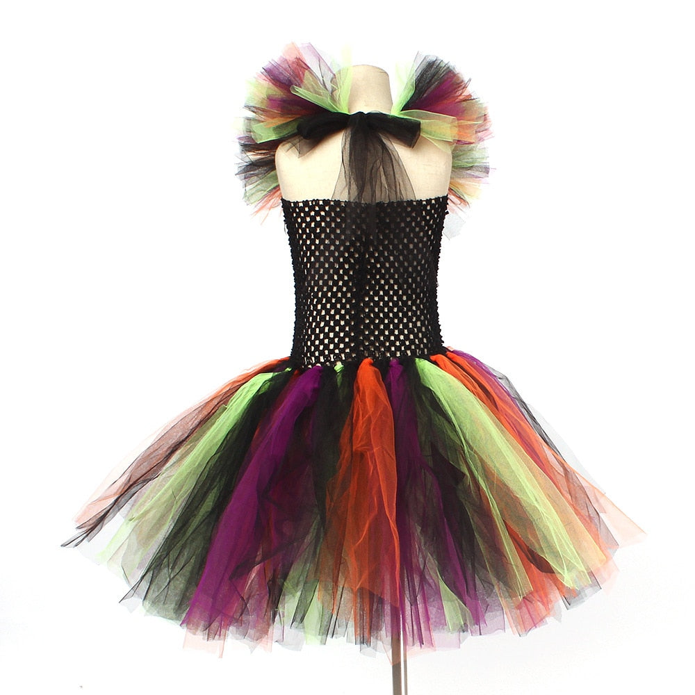 Traje de Bruxa Infantil para Halloween