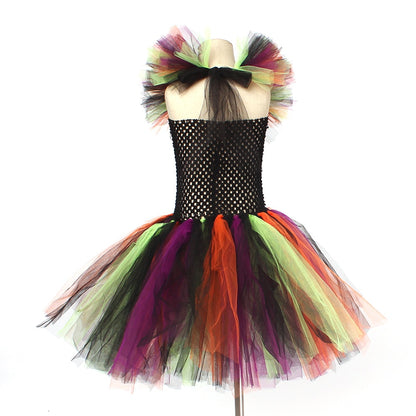 Traje de Bruxa Infantil para Halloween