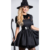Traje de Bruxa Preto Sexy