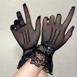 Guantes de encaje elegantes para disfraces
