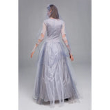 Fantasia Noiva Cadáver Vestido Clássico Longo