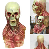 Máscara de zombie sangriento aterradora