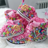 Sapatos Arco-íris Doce Adulto