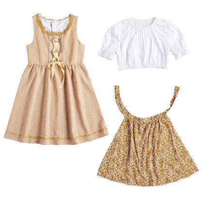"Traje Infantil Oktoberfest para Meninas: Encante a Festa com Estilo e Diversão"