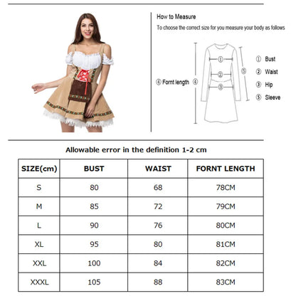 Traje Oktoberfest Alemão Tradicional Alpen Fraulein