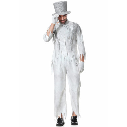 "Zumbi Noiva e Fantasma Noivo - O Cosplay Perfeito para Casais na Festa de Halloween"