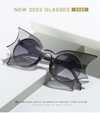 Gafas de sol vintage Bat Punk UV400