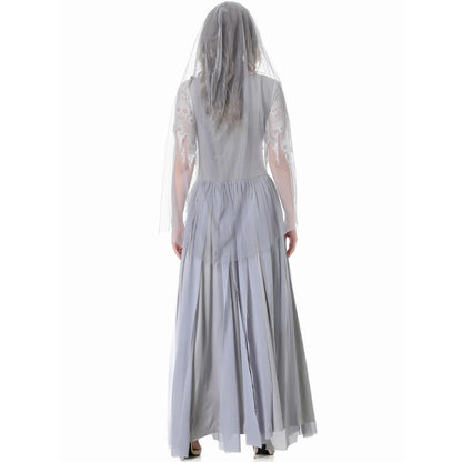 "Zumbi Noiva e Fantasma Noivo - O Cosplay Perfeito para Casais na Festa de Halloween"