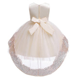Vestido de Baile em Camadas babados