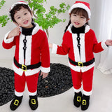 "Disfraz de Elfo de Año Nuevo para Niños: Conjunto Navideño con Gorro para Fiesta y Actuación"