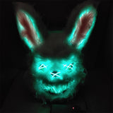 Máscara de Conejo LED Brillante