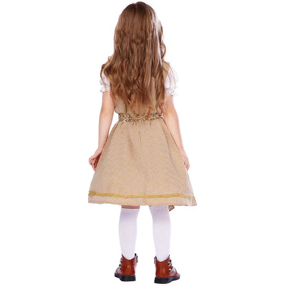 "Traje Infantil Oktoberfest para Meninas: Encante a Festa com Estilo e Diversão"