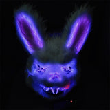 Máscara de Conejo LED Brillante