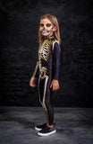 Disfraz Cosplay Zentai Esqueleto Impresión 3D