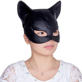 "Conviértete en Selina Kyle: Máscara de Látex de Gatúbela para Cosplay y Fiestas"