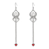 Pendientes vintage de esqueleto para Halloween