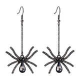 Pendientes vintage de esqueleto para Halloween