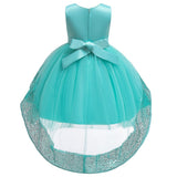 Vestido de Baile em Camadas babados