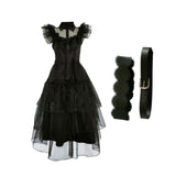 Vestido gótico de Merlina para adulto
