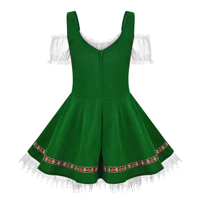 Traje Oktoberfest Alemão Tradicional Alpen Fraulein