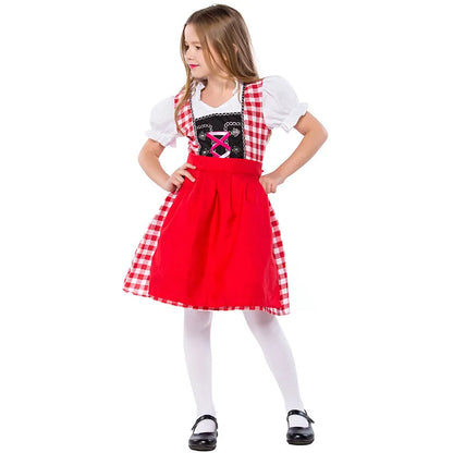 "Traje Infantil Oktoberfest para Meninas: Encante a Festa com Estilo e Diversão"