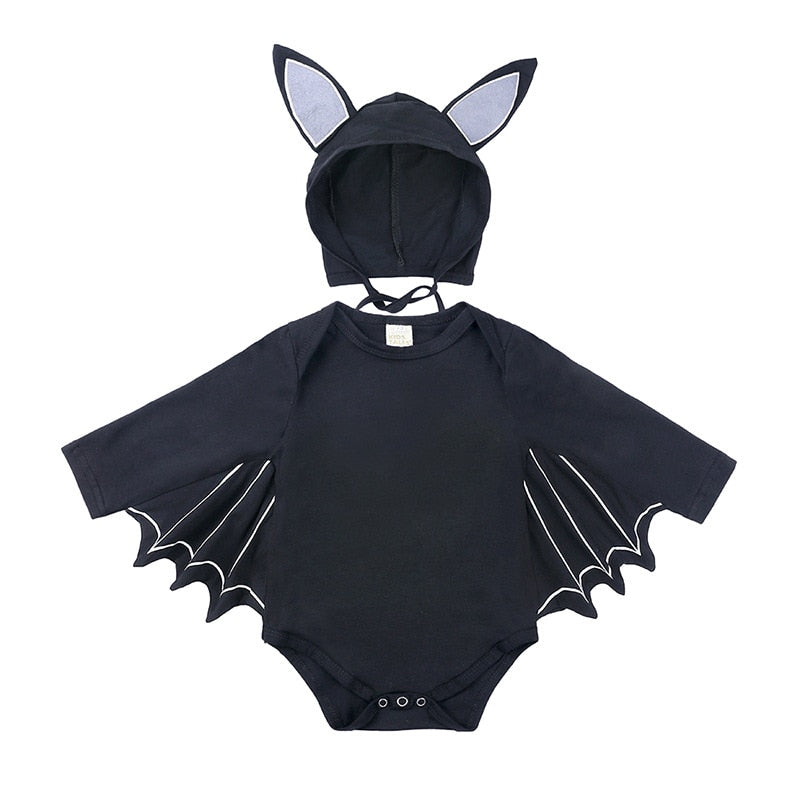 Traje de Halloween Morcego Macacão Infantil