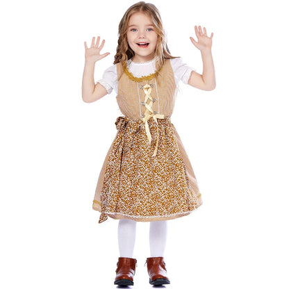 "Traje Infantil Oktoberfest para Meninas: Encante a Festa com Estilo e Diversão"