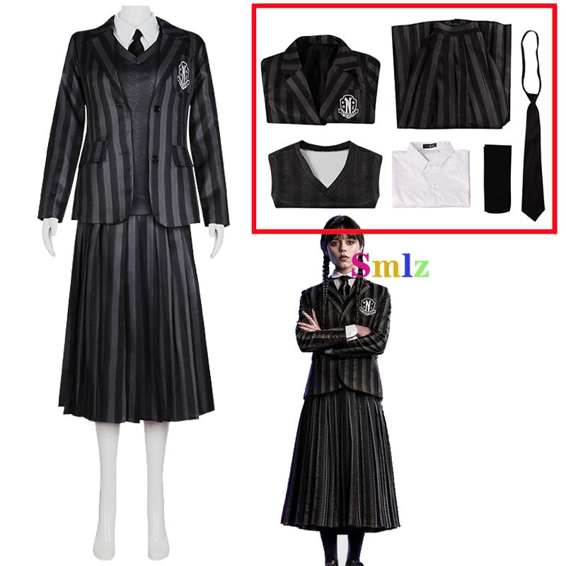 Uniforme Escolar Wandinha/ Enid Adulto
