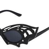 Gafas de sol retro con forma de murciélago para Halloween