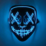 Máscara LED Luz Neón Halloween