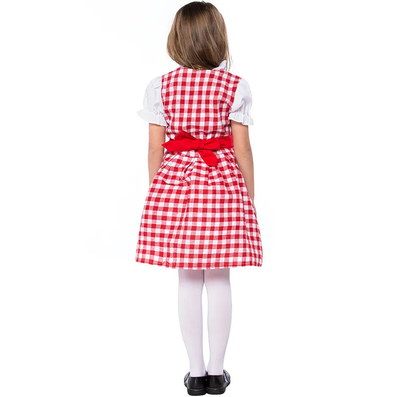 "Traje Infantil Oktoberfest para Meninas: Encante a Festa com Estilo e Diversão"