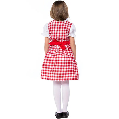"Traje Infantil Oktoberfest para Meninas: Encante a Festa com Estilo e Diversão"