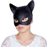 "Conviértete en Selina Kyle: Máscara de Látex de Gatúbela para Cosplay y Fiestas"