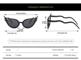 Gafas de sol ojo de gato a la moda