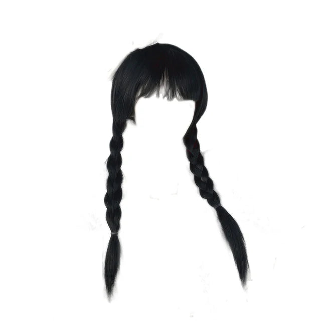 Vestido Gótico Preto de Wandinha Addams