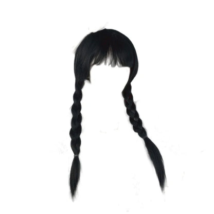 Vestido Gótico Preto de Wandinha Addams