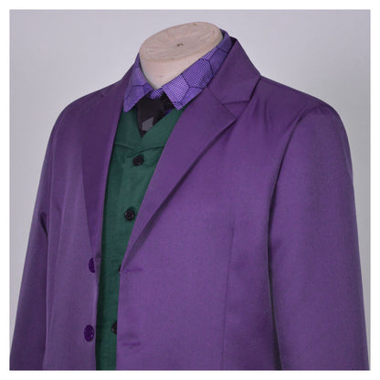 Traje do Coringa Cavaleiro das Trevas Jaqueta Roxa