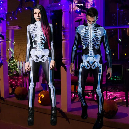 Fantasia 3D de Esqueleto para Halloween